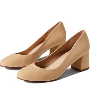 French Sole fs/ny Women's Beige Suede Trance Pump Heels Size 10 B